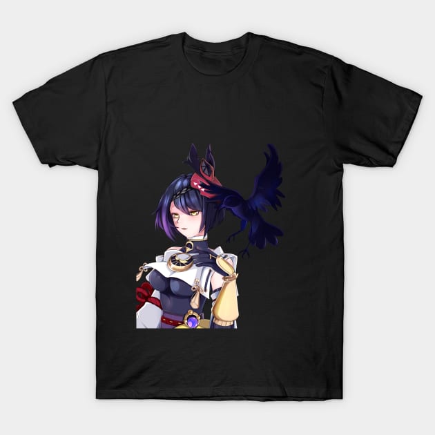 Sara Kujou Genshin Impact T-Shirt by Anime Dreams Store